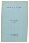 Otterbein Aegis November 1912 by Otterbein Aegis