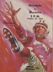 1965 Otterbein vs Marietta Football Program (Homecoming) by Otterbein College