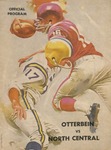 1963 Otterbein vs North Central Football Program by Otterbein College