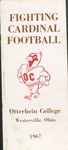 1967 Cardinal Football Program by Otterbein University