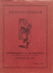 1937 Otterbien College vs Marietta College Football Program by Otterbein University
