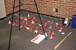 Origami Birds for the Library's 50th Anniversary by Courtright Memorial Library