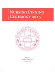 Nurse Pinning Commencement Program 2015 by Otterbein University