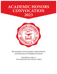 2023 Otterbein Honors Convocation Program