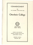 1972 Otterbein Commencement Program by Otterbein University