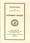 1975 Otterbein Commencement Program by Otterbein University