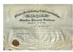 Otterbein University Diploma of Abbie Geneva Cornell by Archives and Abbie Cornell