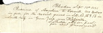 Receipt from Angeline Cornell, September 14, 1850