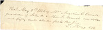 Receipt from Angeline C. Cornell, May 9, 1846