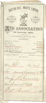 Certificate of Membership, Scottish Rite, Knights Templar, December 14, 1880