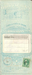 Insurance Receipt, John B. Cornell, December 4, 1871 by John B. Cornell