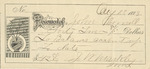 Receipt, John B. Cornell, August 23, 1883 by John B. Cornell