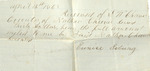 Note, April 11, 1862