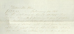 Loan Note, February 22, 1858