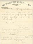 Loan Record of Geneva Cornell, April 17, 1903 by Geneva Cornell