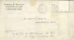 Letter to Merriss Cornell from Roscoe Walcutt, March 2, 1934