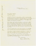 Letter to Geneva Cornell from Roscoe Walcutt, September 19, 1932