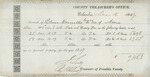 County Tax Receipt, Elias Cornell Heirs, December 14, 1849