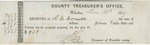 County Tax Receipt, A C Cornell, December 14, 1849 by A C. Cornell
