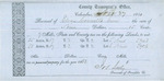County Tax Receipt, Elias Cornell Heirs, November 27, 1850 by Elias Cornell