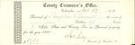 County Tax Receipt, Angeline C. Cornell, November 27, 1850