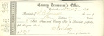 County Tax Receipt, John B. Cornell, November 27, 1850 by John B. Cornell