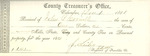 County Tax Receipt, John B. Cornell, December 1, 1851