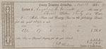County Tax Receipt, Angeline C. Cornell, November 17, 1854. by Angeline C. Cornell