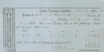 County Tax Receipt, John B. Cornell, November 17, 1854 by John B. Cornell