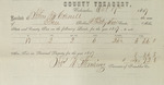 County Tax Receipt, John B. Cornell, October 17, 1857 by John B. Cornell