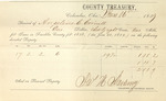 County Tax Receipt, Angeline C. Cornell, June 16, 1859