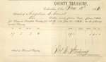 County Tax Receipt, Angeline C. Cornell, June 12, 1860