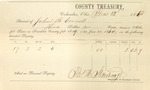 County Tax Receipt, John B. Cornell, June 12, 1860
