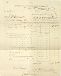 IRS receipt, John B. Cornell, April 7, 1865