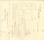 Collector's Office Receipt, John B. Cornell, September 28, 1866 by John B. Cornell