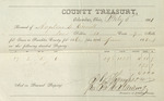 County Tax Receipt, Angeline C. Cornell, July 5, 1861 by Angeline C. Cornell