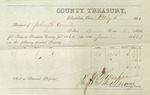 County Tax Receipt, John B. Cornell, July 5, 1861 by John B. Cornell