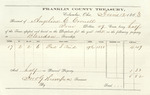 County Tax Receipt, Angeline C. Cornell, June 12, 1863 by Angeline C. Cornell