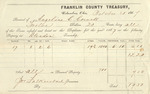 County Tax Receipt, Angeline C. Cornell, October 28, 1864
