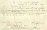 County Tax Receipt, Angeline C. Cornell, November 25, 1864 by Angeline C. Cornell