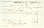 County Tax Receipt, Angeline C. Cornell, June 10, 1865 by Angeline C. Cornell
