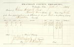 County Tax Receipt, Elias Cornell Heirs, June 10, 1865 by Elias Cornell