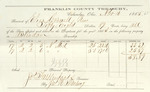 County Tax Receipt, Elias Cornell Heirs, November 16, 1865 by Elias Cornell