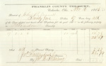 County Tax Receipt, John B. Cornell, November 16, 1865 by John B. Cornell