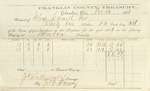 County Tax Receipt, Elias Cornell Heirs, November 12, 1866
