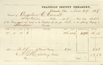 County Tax Receipt, Angeline C. Cornell, November 24, 1868 by Angeline C. Cornell