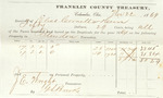County Tax Receipt, Elias Cornell Heirs, November 22, 1869 by Elias Cornell