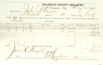 County Tax Receipt, John B. Cornell, May 25, 1871 by John B. Cornell