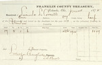 County Tax Receipt, Lucinda L. Cornell, 1872 by Lucinda L. Cornell