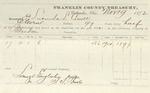 County Tax Receipt, Lucinda L. Cornell, November 9, 1872 by Lucinda L. Cornell